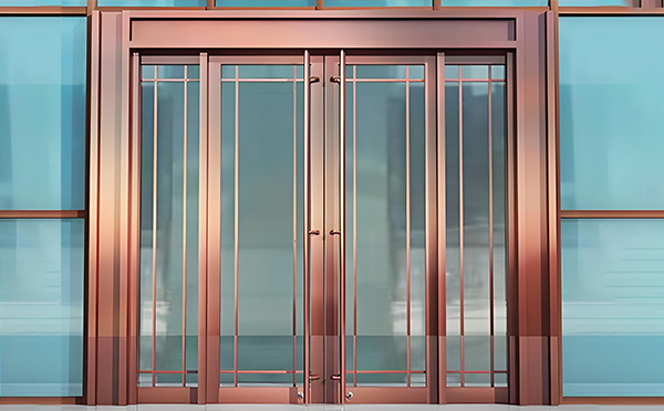 临夏县玻璃地弹门